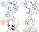 シンプルで可愛いチビキャラ描きます 動画・グッズ等商用利用にもオプションにて対応しております‼ イメージ1