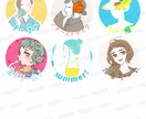 イラスト多数/完成品イラストを販売しています ポップ・クール・おしゃれシリーズ イメージ8