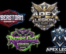 eスポーツ向け高品質ロゴ制作します プロゲーマー風ロゴを低コストで作ります イメージ2