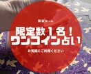 限定１・ワンコイン!!猫が相手の気持ちを占います 神秘的なオッドアイのスフィンクスのタロット占い イメージ1