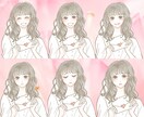 インスタ・ブログ用表情違いイラストお描きします フリー素材で叶わない世界観統一で離脱されにくい投稿デザインに イメージ4