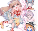 かわいい女の子のイラスト お安く描きます アイコンやサムネイルなどに使えるキャラクターを描きます！ イメージ2