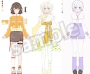 様々な用途の可愛い・かっこいいイラスト描きます キャラデザから、アイコン、立ち絵、一枚絵などお任せください！ イメージ3