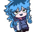 3枚！ゆるゆる絵柄でアイコンやキャラ絵描きます ゆるいミニキャラちゃんの素材描きます イメージ2
