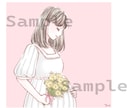 ふわっとやさしい好印象アイコンイラストお描きします 女性に人気♪SNSやブログ等におすすめです！ イメージ6