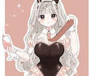 アイコン、サムネ、一枚絵、可愛いイラスト描きます ご依頼初心者様もお気軽に！親身にヒアリング理想に近づけます イメージ8