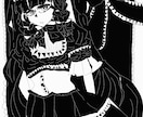 女の子の一枚絵描きます 主にゴシックロリータやロリータ、ゴスモチーフの女性 イメージ8