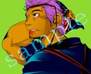 正方形イラスト承ります アイコン等にご使用頂ける正方形イラスト等、承ります イメージ3