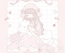 ふわふわしたあたたかみのあるイラストお描きします 一枚絵、挿絵、サムネなどにいかがですか？ イメージ5