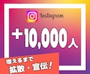インスタのフォロワーを10,000人増やします Instagram｜インスタグラム｜拡散｜フォロワー｜シェア イメージ1