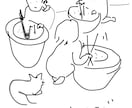 観て心が喜ぶようなイラストを描きたいと思います アットホームな絵をイラストで伝えたいです。 イメージ1