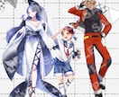 TRPG・動画配信・ゲーム・SNS用キャラ描きます あなたの理想・コダワリを形にします！ イメージ4