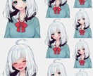 短納期！ココフォリアで映えるTRPG立ち絵描きます PL向け、ココフォリアで映えるように線太めのイラストです イメージ2