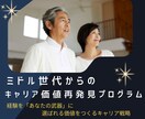 ミドル世代からのキャリア価値を再発見します 経験を「あなたの武器」に、価値をつくるキャリア戦略（全２回） イメージ1