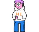ポップでキャッチーなキャラクターをデザインします あなたをオリジナルキャラクターに変身させてみませんか？ イメージ3