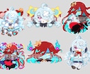 デフォルメイラスト制作いたします 【商用利用可能＆短納期】かわいいミニキャラおまかせください！ イメージ1
