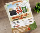 各種チラシ・フライヤーを制作致します フラットなでシンプルな構成のデザインを１案お出しいたします。 イメージ1