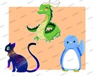 動物、人外のイラストを可愛く描きます ご自身のオリジナルキャラクターでも可能(人外のみ) イメージ4