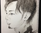水墨画風の似顔絵描きます 純和風な似顔絵になりアイコンなどにも最適！ イメージ1