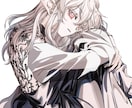 キャラクターのイラストを作成します 立ち絵、動画利用など様々な用途に対応します。 イメージ1