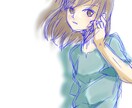 ラフで淡い塗りのイラスト描きます 鑑賞用、SNSアイコン用などにどうぞ イメージ3
