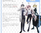 TRPG、配信等のキャラクター立ち絵お仕立します 細部までこだわった、貴方だけの特別なお姿をデザインします！ イメージ3