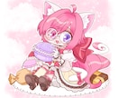 ぷにかわなSDキャラクターイラスト描きます 可愛い絵でご希望のSDイラストを製作！Live2Dにも対応！ イメージ2