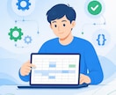 Excel/GASで業務自動化ツールを作成します 面倒な繰り返し作業をコードで自動化！お手頃価格で質安心❣️ イメージ2