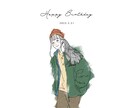 現役デザイナーがプレゼントイラストお描きいたします 画風の選択・文字入れ無料！記念日のプレゼントにおすすめです♪ イメージ1