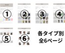 顔タイプ®︎別の診断結果資料お渡しします アナリスト向けの資料のお客様にお渡しする資料。 イメージ2