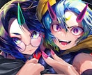 ビビットカラーカッコ可愛い女の子イラストを描きます 可愛いけどカッコイイ、バチバチの彩色イラストが得意です イメージ1
