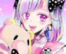 ゆめかわ/地雷系な女の子描きます 動画用、スチル、アイコン等、かわいいイラストをご希望の方に！ イメージ2