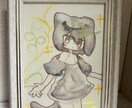 原画譲渡可能！アナログイラスト描きます かわいいパステルカラーから鮮やかな原色、透明水彩の淡い色まで イメージ6