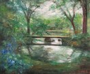 印象派のようなタッチのプロの画家が油絵を制作します サイズ:F10/額付/表紙絵/お部屋やオフィスに飾る絵/贈答 イメージ3