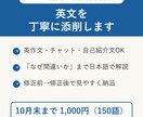 現役高校英語教員が英文を丁寧に添削します 英作文・チャット・自己紹介文OK！間違いの理由まで解説 イメージ1