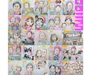 そっくりでステキな還暦祝い似顔絵描いてます 最短当日発送☆1500円～☆プロ職人の色紙筆画水彩☆送料込み イメージ3