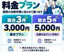 競合3社と比較し差別化ポイントを整理します 価格・訴求・導線まで比較し売り方を具体化します イメージ5