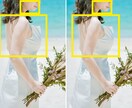 ウェディングフォトの人物写真レタッチします 10枚から対応♪ 痩身、シワ消し、美肌、バストアップなど イメージ1