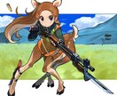 キャラクターデザイン・CGイラスト等を作成致します ゲーム配信・動画素材・live2dにもご使用いただけます。 イメージ4
