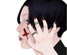 SNS等のアイコン描きます リアル系、ミニキャラ、少女漫画系の絵柄です イメージ1