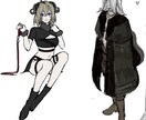 最短3日格安！厚塗り/等身でキャラクター描きます サムネイル/アイコン/1枚絵/TRPG立ち絵/ヘッダーなど イメージ7