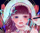 1枚絵･MV用イラスト受付してます お人形さんみたいなかわいい女の子が得意です イメージ4