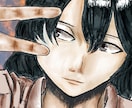 少年漫画の原作のようなタッチでキャラ絵を描きます AIには出せない質感で個性を出そう イメージ1