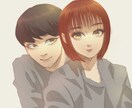 単色/フルカラーの似顔絵を提供します 可愛いイラストのまま似ている似顔絵が欲しい方に イメージ6