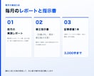 月次のSEO改善提案と修正指示書を作ります 順位と流入を毎月実測して打ち手を決めます｜1ヶ月から イメージ2