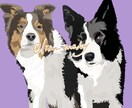 パソコンやスマホの壁紙などに！愛犬イラスト描きます コントラストがある、太陽を浴びたような明るい絵が特徴的です。 イメージ5