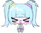 もちもちかわいいデフォルメイラストお描きします アクリルキーホルダーやアイコンなどに イメージ3