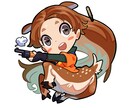 アイコン・SDキャラの作成を行います あなたのキャラクターをSDキャラに！オリジナルも承ります！ イメージ3