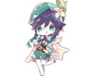 商用利用可！！デフォルメイラストを描きます リテイク無制限！かわいい女の子が得意です✨ イメージ4