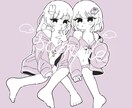 シンプルでゆるふわなイラストお描きします 大切な人へのちょっとしたプレゼント、SNSのアイコンにぜひ！ イメージ2